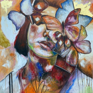 Malerei mit dem Titel "butterflys" von Sabrina Seck, Original-Kunstwerk, Acryl