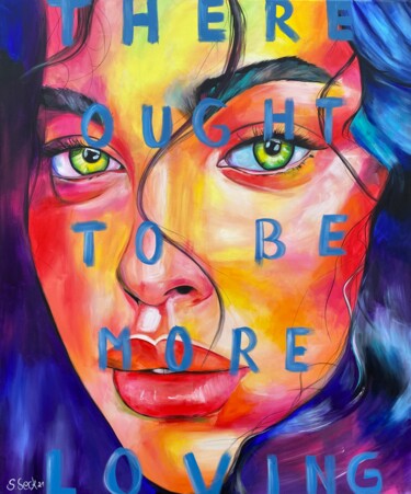 Julia Malerei mit dem Titel "Julia" von Sabrina Seck, Original-Kunstwerk, Acryl