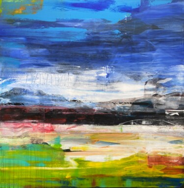 Malerei mit dem Titel "light breeze" von Sabrina Seck, Original-Kunstwerk, Acryl
