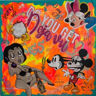 Pintura titulada "do you get DEJAVU" por Sabrina Seck, Obra de arte original, Acrílico