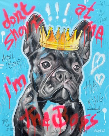 Painting titled "I'm the boss" by Sabrina Seck, Original Artwork, Acrylic