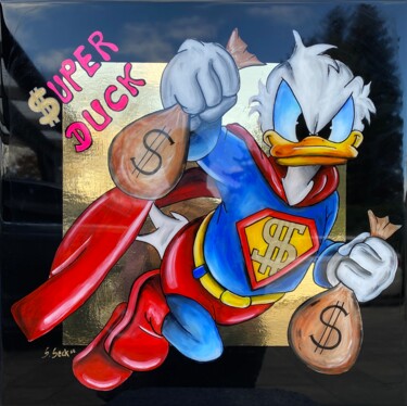 Картина под названием "super duck" - Sabrina Seck, Подлинное произведение искусства, Акрил