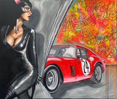 Painting titled "GTO" by Sabrina Seck, Original Artwork, Acrylic