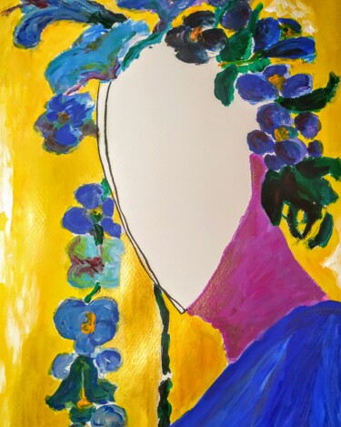 Peinture intitulée "Narcisse" par Sabrina Timsit, Œuvre d'art originale, Acrylique