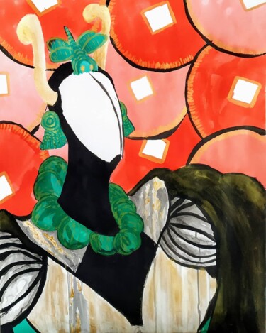 Pintura titulada "Chevaleresque" por Sabrina Timsit, Obra de arte original, Tinta