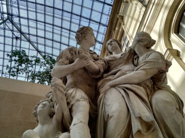 Фотография под названием "Sculptures, Louvre" - Sabrina Timsit, Подлинное произведение искусства, Цифровая фотография