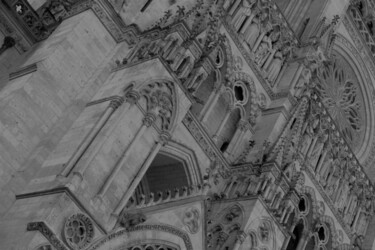 Fotografia intitulada "Cathédrale d'Amiens" por Sabrina Timsit, Obras de arte originais, Fotografia digital