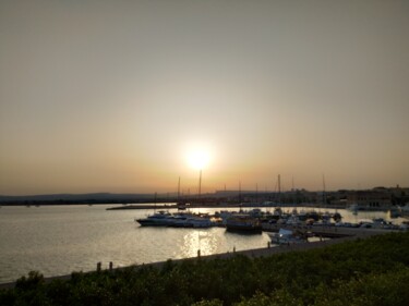 Photographie intitulée "Coucher de soleil à…" par Sabrina Timsit, Œuvre d'art originale, Photographie numérique