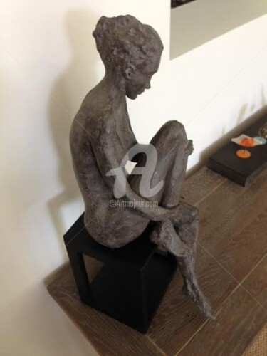 Sculpture titled "E L I S E (bronze 2…" by Sabrina Tostain (S.Tostain), Original Artwork