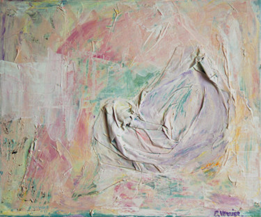 Pittura intitolato "Naissance" da Sabrina Verrier, Opera d'arte originale, Acrilico