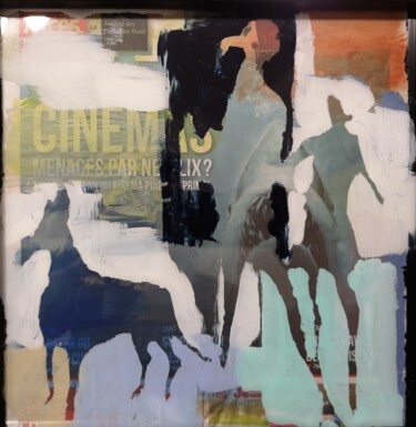 Pittura intitolato "Traces Glass Cinem" da Sacha Barrette, Opera d'arte originale, Acrilico
