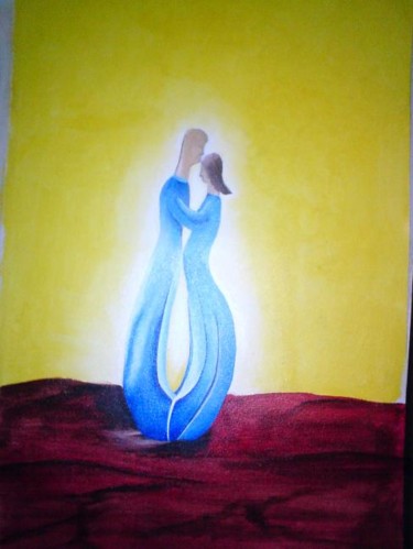 Painting titled "Matrimony" by Sachindra Amaratunge, Original Artwork