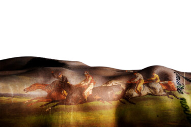 Arte digital titulada "La course" por Sadinoel, Obra de arte original, Foto-montaje