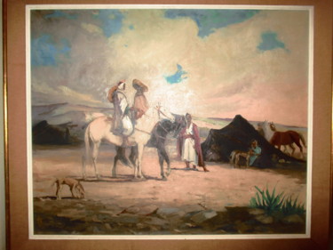 Painting titled "nomade.jpg" by Sadruddin, Original Artwork