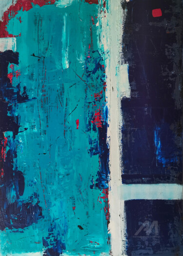"Depression's hope 4" Malerei mit dem Titel ""Depression's hope…" von Angie Parker, Original-Kunstwerk, Acryl