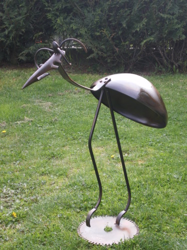 Sculpture titled "Un wok !!!" by Jean Marc, Original Artwork
