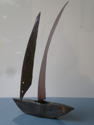 Sculpture titled "Sinagot  ." by Jean Marc, Original Artwork