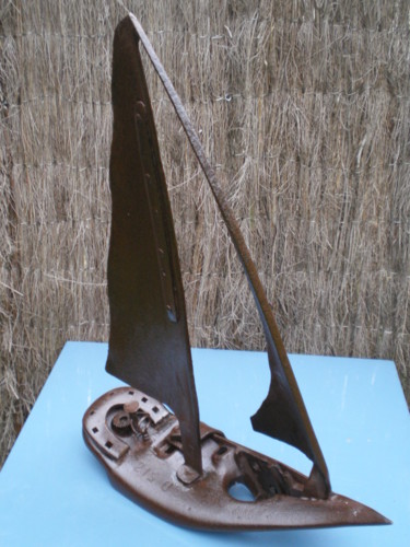 Sculpture intitulée "Formule 1 des mers ." par Jean Marc, Œuvre d'art originale
