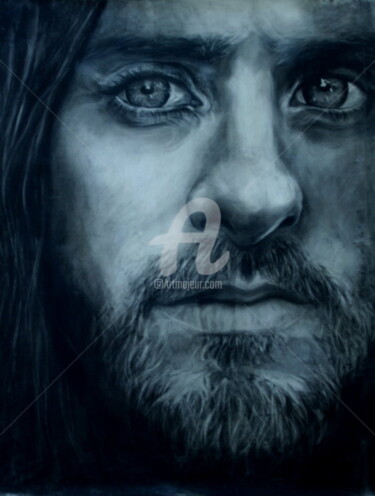 Dibujo titulada "Jared sadness" por Safir & Rifas, Obra de arte original, Carbón