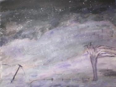 Peinture intitulée "la tempete" par Gilles Sagot, Œuvre d'art originale