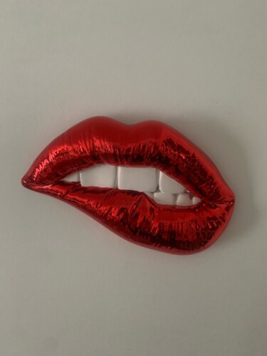 "Mmmh... RED" başlıklı Heykel Sagrasse tarafından, Orijinal sanat, Akrilik Diğer sert panel üzerine monte edilmiş
