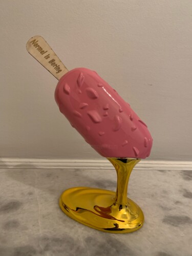 Sculpture titled "Normal is Boring Pi…" by Sagrasse, Original Artwork, Resin