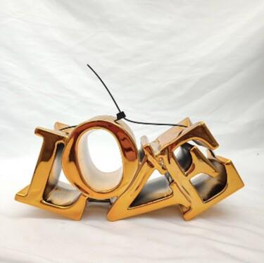Sculpture intitulée "Squeezy Love" par Sagrasse, Œuvre d'art originale, Résine