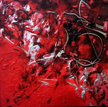 Painting titled "Vestiges de Chine" by Shams Sahbani, Original Artwork, Acrylic