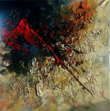 Peinture intitulée "Ombres brisées" par Shams Sahbani, Œuvre d'art originale, Acrylique