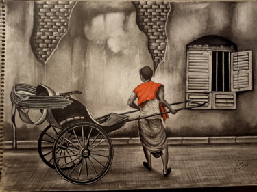 Drawing titled "saikatchoudhury-cha…" by Saikat, Original Artwork, Charcoal