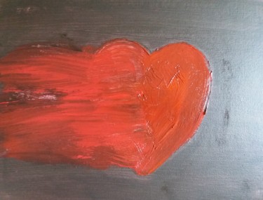 Painting titled "L'amour meurt aussi…" by Saint-James, Original Artwork, Acrylic