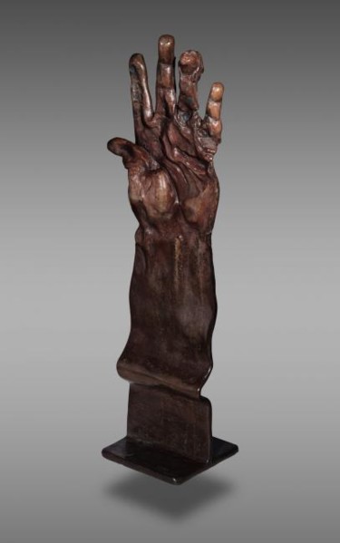 Sculpture intitulée "MT2" par Sak, Œuvre d'art originale, Bronze