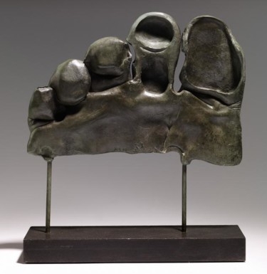Sculpture intitulée "VARIATION sur B" par Sak, Œuvre d'art originale, Bronze
