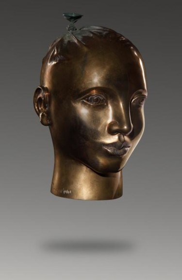 Sculpture intitulée "NAUSICAÄ" par Sak, Œuvre d'art originale, Bronze