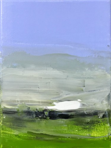 Pittura intitolato "Opera-13 Lagoon" da Alberto Saka, Opera d'arte originale