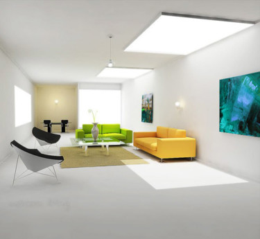 Pittura intitolato "modern-interior-des…" da Alberto Saka, Opera d'arte originale