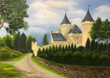Картина под названием "Старый замок (Old c…" - Светлана Кочубей, Подлинное произведение искусства, Масло