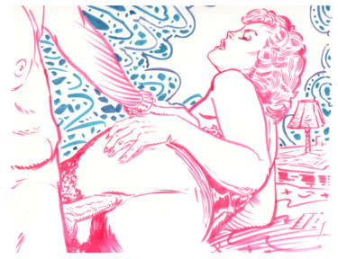 Zeichnungen mit dem Titel "Highliting" von Salamanderlovers, Original-Kunstwerk, Tinte