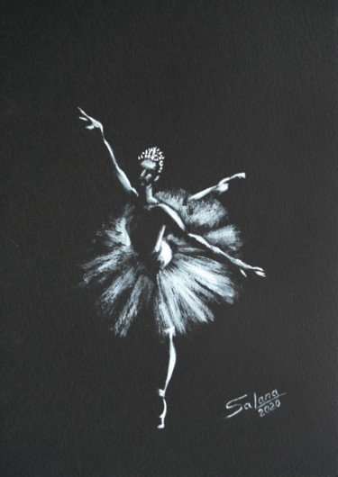 BALLET DANCER I Dessin intitulée "BALLET DANCER I" par Svetlana Samovarova, Œuvre d'art originale, Encre