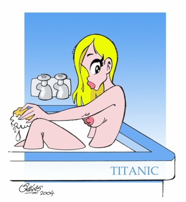 Digital Arts titled "Titanic" by Armando Salas, Original Artwork