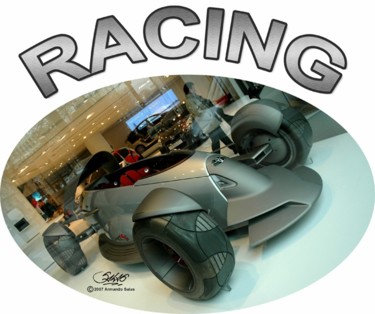 Digital Arts titled "Racing" by Armando Salas, Original Artwork