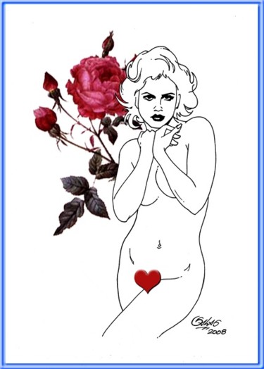 Digital Arts titled "Valentine's Day" by Armando Salas, Original Artwork