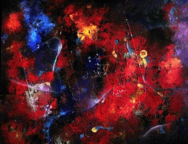 Pintura titulada "Constelaciones feme…" por Fernando Saldaña  Córdova, Obra de arte original, Oleo