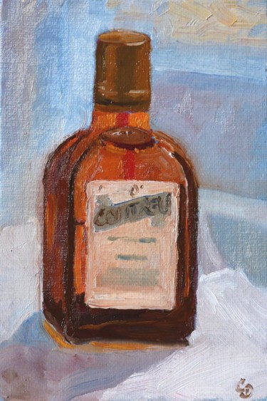 Painting titled "Cointreau" by Chris Derrick, Original Artwork, Oil