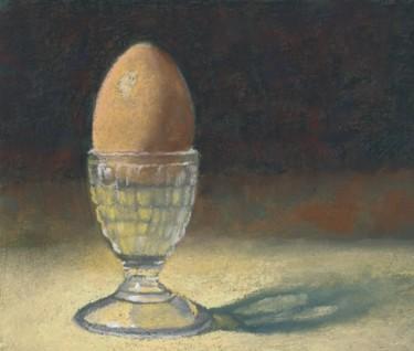 "Glass Eggcup" başlıklı Tablo Chris Derrick tarafından, Orijinal sanat, Pastel
