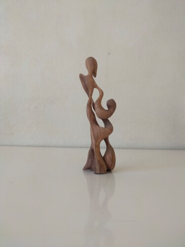 Sculpture titled "Çınar 1" by Salih Demirci, Original Artwork, Wood