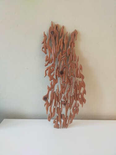 Sculptuur getiteld "Sedir" door Salih Demirci, Origineel Kunstwerk, Hout