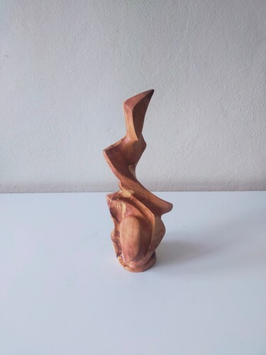 Sculpture titled "Zeytin 8" by Salih Demirci, Original Artwork, Wood