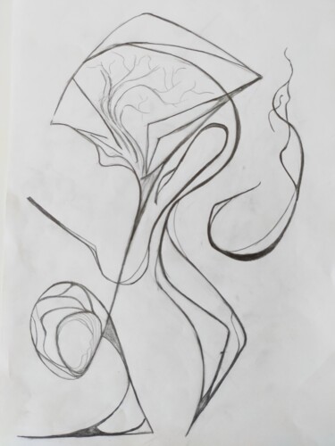Drawing titled "Kalem03" by Salih Demirci, Original Artwork, Pencil