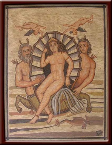 Painting titled "Afrodit (Aphrodite)" by Salih Cengiz, Original Artwork